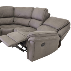 Saranda – Recliner Sofa – Noir, Gris – 98 x 104 x 169 cm