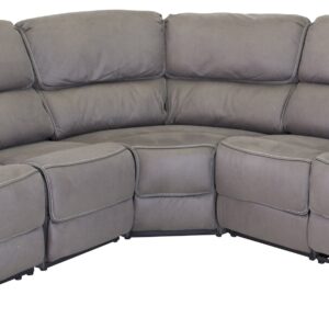 Saranda – Recliner Sofa – Noir, Gris – 98 x 104 x 169 cm