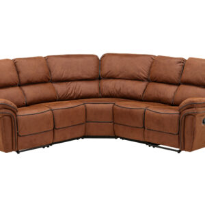Saranda – Recliner Sofa – Noir, Marron – 98 x 104 x 169 cm