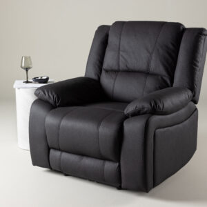 Singapore – Fauteuil relax – Noir – 106 x 100 x 96 cm