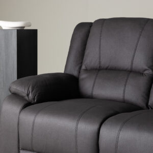 Singapore – Recliner Sofa – Noir – 96 x 100 x 218 cm