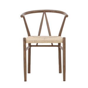 Alfons – Chaise de salle à manger – Beige, Marron – 58 x 72 x 55 cm