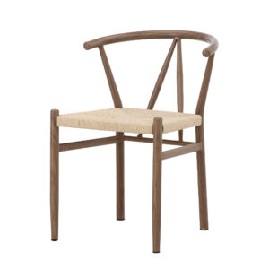 Alfons – Chaise de salle à manger – Beige, Marron – 58 x 72 x 55 cm