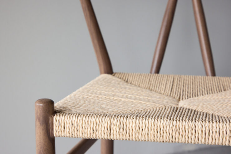 Alfons – Chaise de salle à manger – Beige, Marron – 58 x 72 x 55 cm