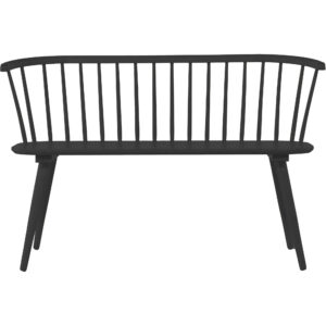 Bobby – Bench Sofa – Noir – 49 x 77 x 120 cm