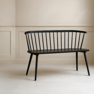 Bobby – Bench Sofa – Noir – 49 x 77 x 120 cm