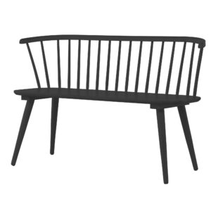 Bobby – Bench Sofa – Noir – 49 x 77 x 120 cm