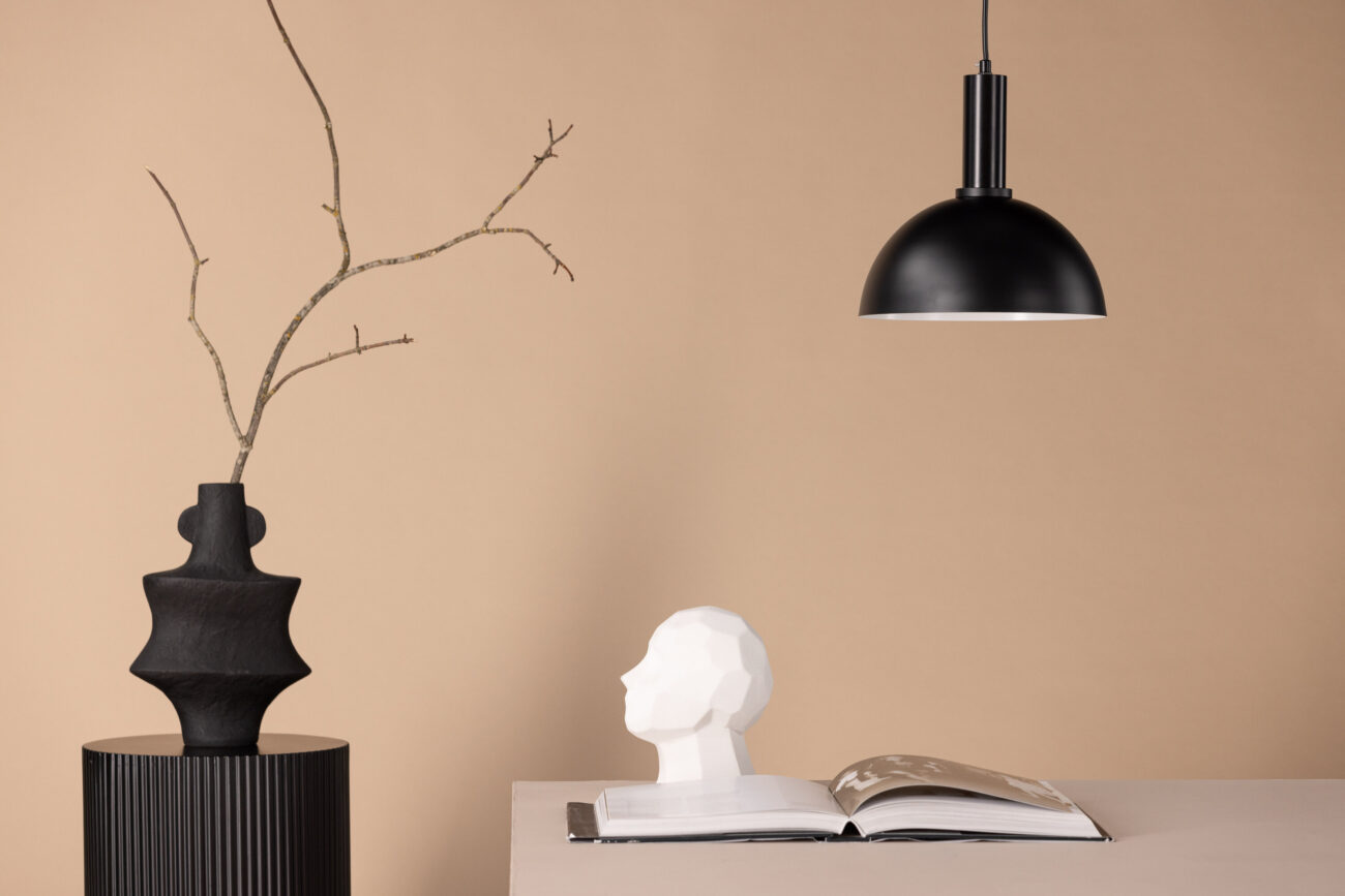 Narbonne – Suspension – Noir – 25 x 23 x 25 cm