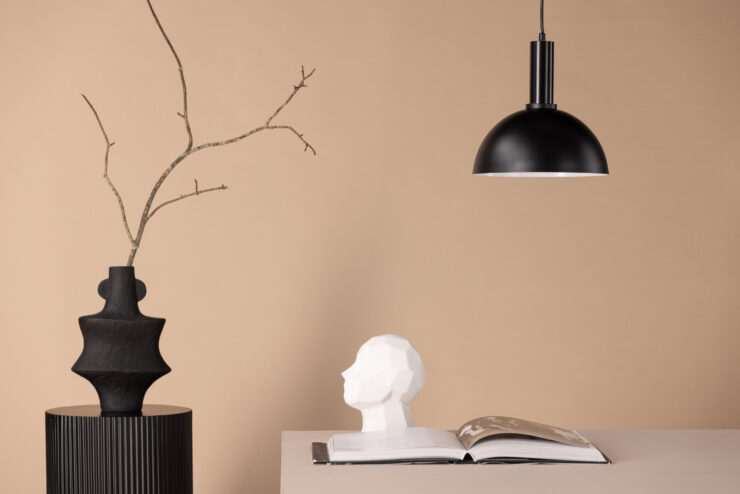 Narbonne – Suspension – Noir – 25 x 23 x 25 cm