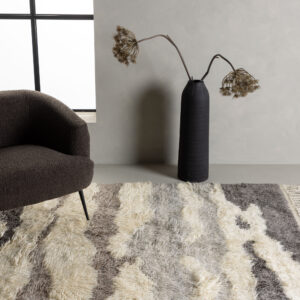 Charlie – Tapis de salon – Ivoire, Multicolore – 230 x 160 cm