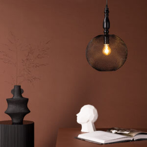 Valence – Suspension – Noir – 30 x 48 x 30 cm