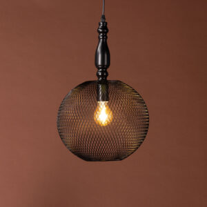 Valence – Suspension – Noir – 30 x 48 x 30 cm