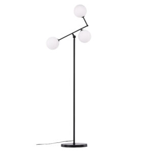 Marsan – Lampadaire – Noir, Gris – 28 x 160 x 50 cm