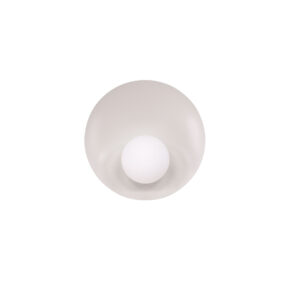 Le Havre – Applique murale – Blanc, Gris clair – 13 x 25 x 25 cm