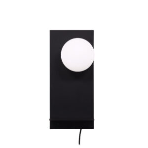 Troyes – Applique murale – Noir, Blanc – 20 x 45 x 17 cm