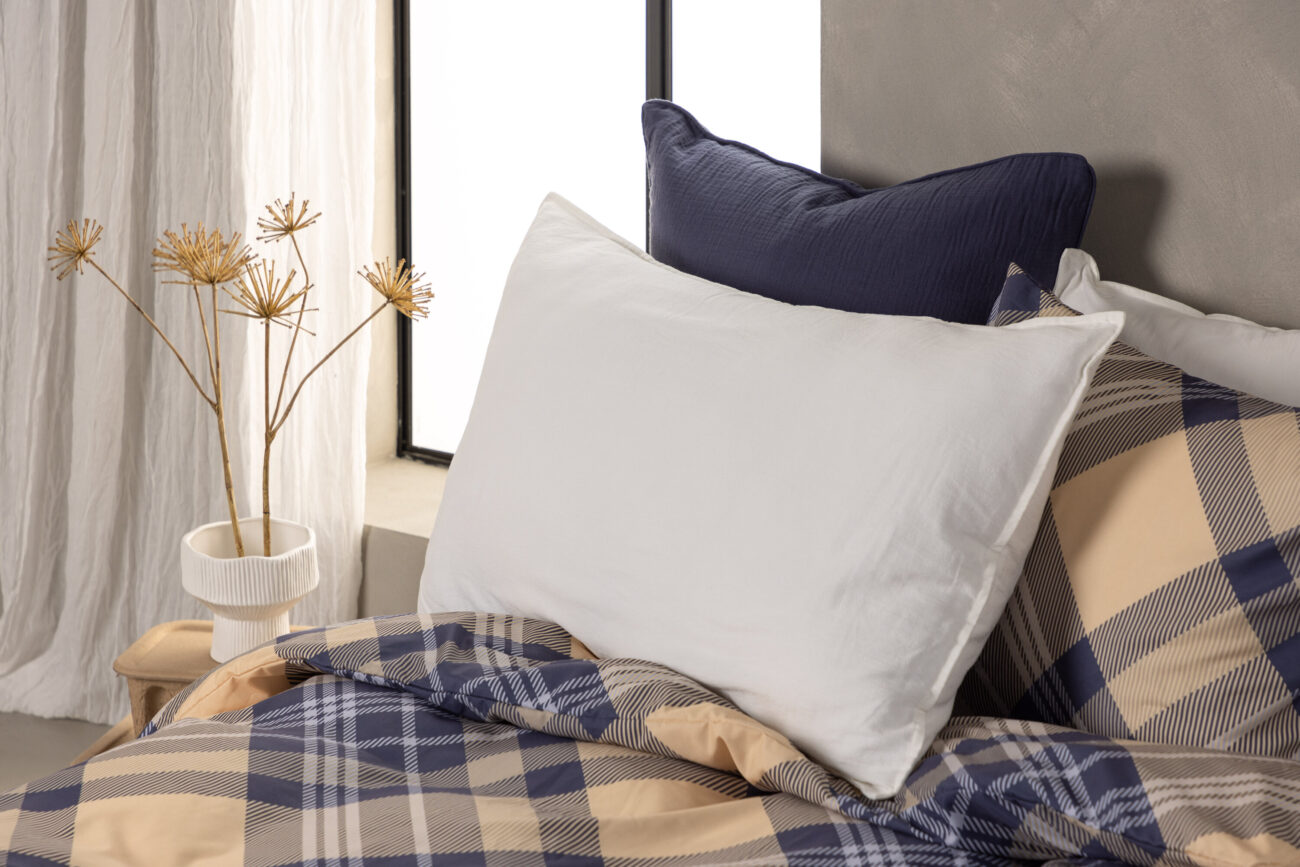 Ronja – Linge de lit – Blanc – 50 x 90 cm