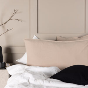 Ronja – Linge de lit – Beige – 50 x 90 cm