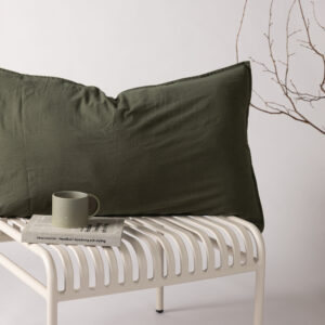 Ronja – Linge de lit – Vert – 50 x 90 cm
