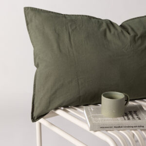 Ronja – Linge de lit – Vert – 50 x 90 cm