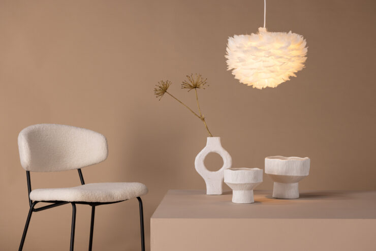 Nicola – Suspension – Blanc – 35 x 20 x 35 cm