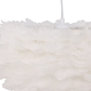 Nicola – Suspension – Noir, Gris, Blanc – 45 x 25 x 45 cm