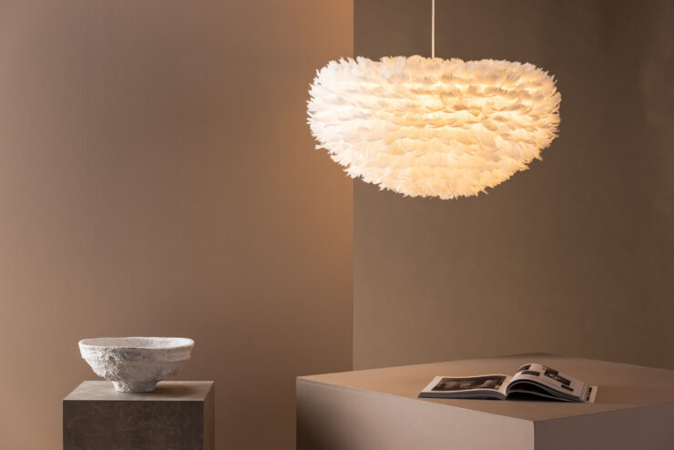 Nicola – Suspension – Blanc – 75 x 36 x 75 cm
