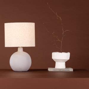 Torcello – Lampe à poser – Beige, Gris foncé, Noir, Gris – 32 x 51 x 32 cm