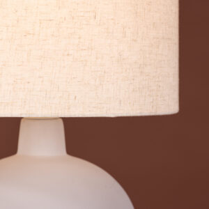 Torcello – Lampe à poser – Beige, Gris foncé, Noir, Gris – 32 x 51 x 32 cm
