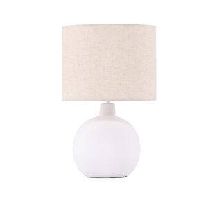 Torcello – Lampe à poser – Beige, Blanc – 32 x 51 x 32 cm