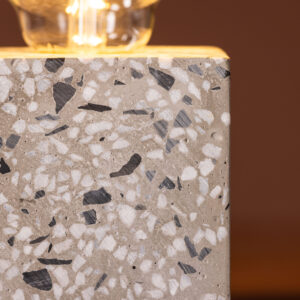 Rilche – Lampe à poser – Blanc – 9 x 9 x 9 cm