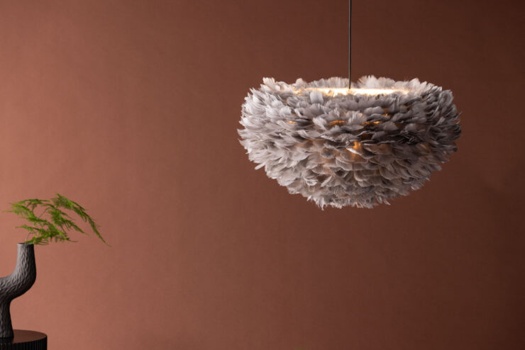 Nicola – Suspension – Noir, Gris – 60 x 30 x 60 cm