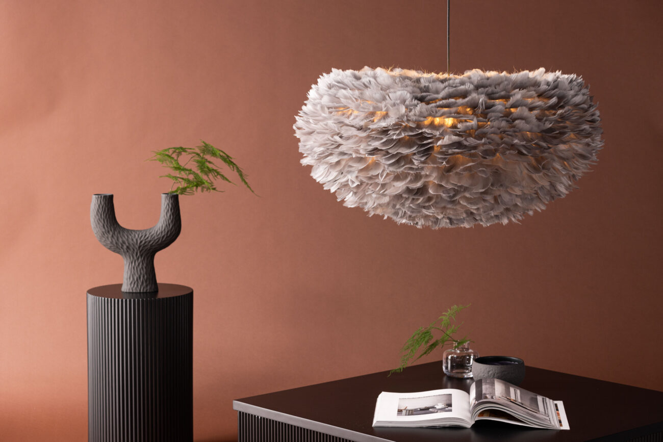 Nicola – Suspension – Noir, Gris – 75 x 36 x 75 cm