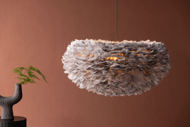 Nicola – Suspension – Noir, Gris – 75 x 36 x 75 cm