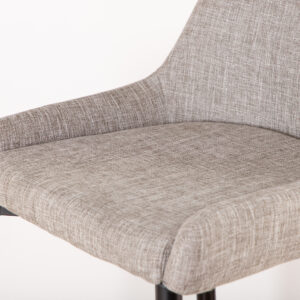 Plaza – Chaise de bar – Beige, Noir – 53 x 105 x 48 cm