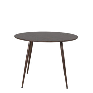 Plaza – Table à manger ronde – Noyer – ⌀100 cm