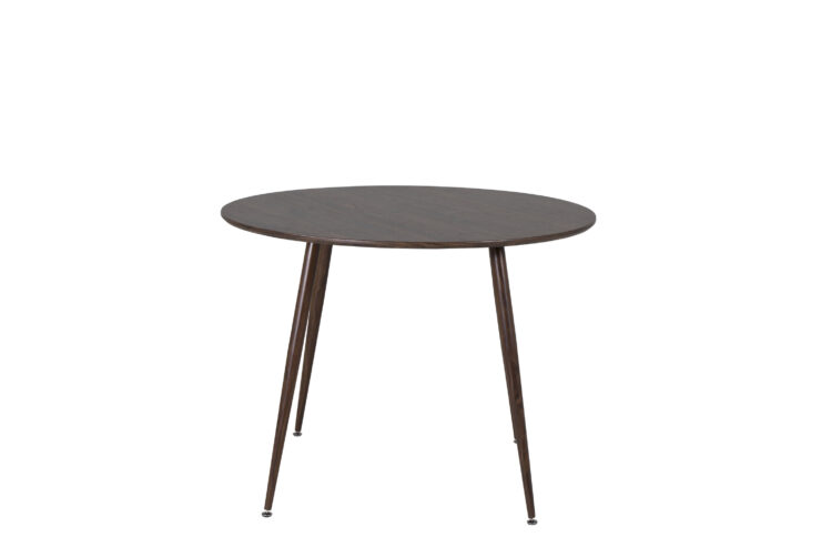 Plaza – Table à manger ronde – Noyer – ⌀100 cm