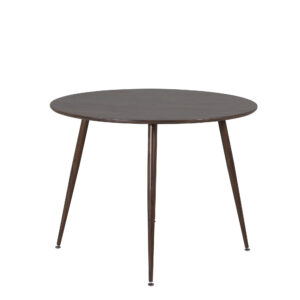 Plaza – Table à manger ronde – Noyer – ⌀100 cm