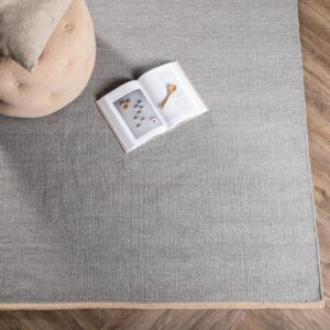 Jaipur – Tapis de salon – Gris clair – 240 x 170 cm