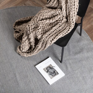 Jaipur – Tapis de salon – Gris clair – ⌀200 cm