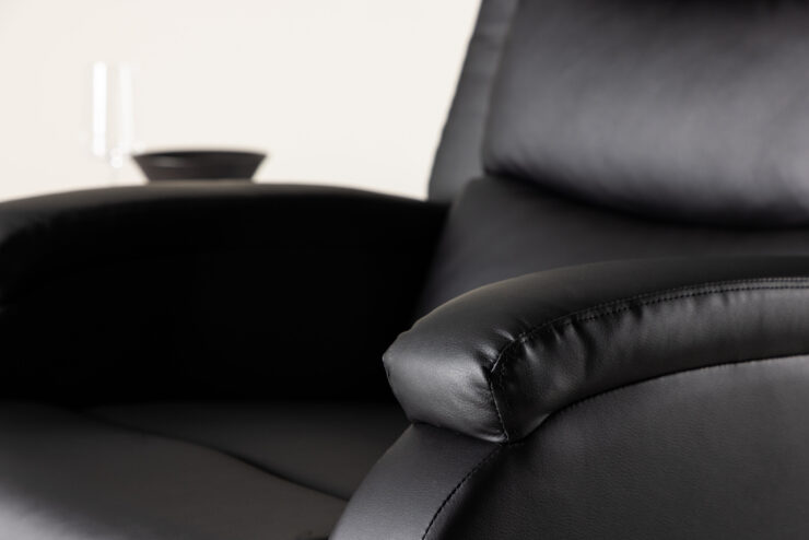 Bengt – Fauteuil relax – Noir – 92 x 103 x 74 cm