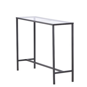 Dipp – Table d&rsquo;appoint – Noir, Transparent – 100 x 30 cm