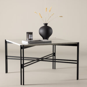 Razzia – Table basse – Noir, Blanc – 75 x 75 cm