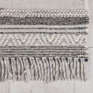 Alwar – Tapis de salon – Gris foncé – 240 x 170 cm
