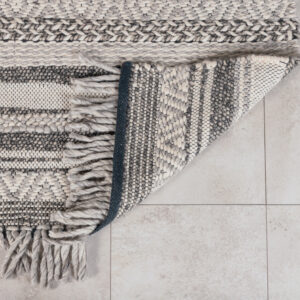 Alwar – Tapis de salon – Gris foncé – 240 x 170 cm