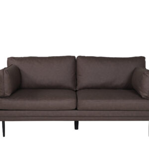 Boom – Canapé 3 places – Noir, Marron – 90 x 84 x 203 cm