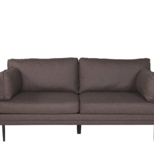 Boom – Canapé 3 places – Noir, Marron – 90 x 84 x 203 cm
