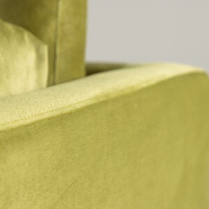 Boom – Canapé 3 places – Doré, Vert – 90 x 84 x 203 cm