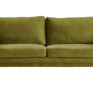 Boom – Canapé 3 places – Doré, Vert – 90 x 84 x 203 cm