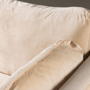 Boom – Canapé 3 places – Beige, Doré – 90 x 84 x 203 cm