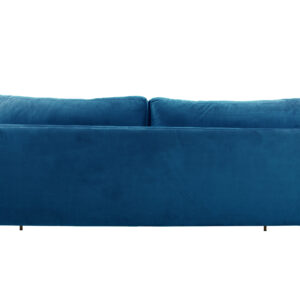 Boom – Canapé 3 places – Bleu, Doré – 90 x 84 x 203 cm